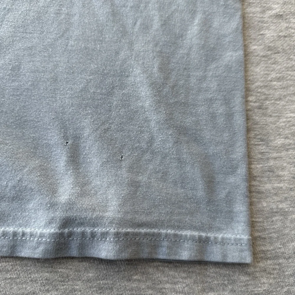 hanes beefy t-shirts Size L Light Blue Color Go Stay Go - Picture 13 of 14